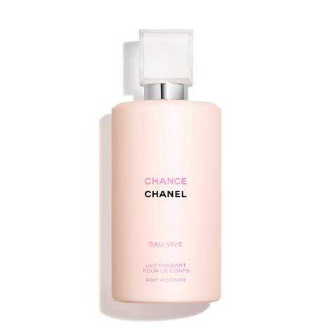 chance chanel eau vive body moisture